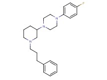 1-(4-fluorophenyl)-4-[1-(3-phenylpropyl)-3-piperidinyl]piperazine