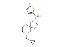 2-[(5-chloro-2-thienyl)carbonyl]-7-(cyclopropylmethyl)-2,7-diazaspiro[4.5]decane