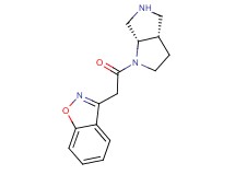 3-{2-[rel-(3aS,6aS)-hexahydropyrrolo[3,4-b]pyrrol-1(2H)-yl]-2-oxoethyl}-1,2-benzisoxazole hydrochloride