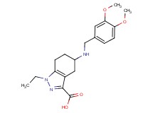5-[(3,4-dimethoxybenzyl)amino]-1-ethyl-4,5,6,7-tetrahydro-1H-indazole-3-carboxylic acid