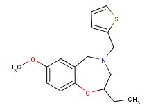 2-ethyl-7-methoxy-4-(2-thienylmethyl)-2,3,4,5-tetrahydro-1,4-benzoxazepine