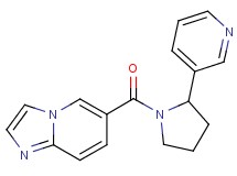 6-[(2-pyridin-3-ylpyrrolidin-1-yl)carbonyl]imidazo[1,2-a]pyridine