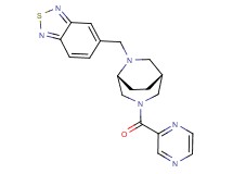 5-{[(1R*,5R*)-3-(2-pyrazinylcarbonyl)-3,6-diazabicyclo[3.2.2]non-6-yl]methyl}-2,1,3-benzothiadiazole