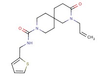 2-allyl-3-oxo-N-(2-thienylmethyl)-2,9-diazaspiro[5.5]undecane-9-carboxamide