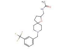 N-({8-[3-(trifluoromethyl)benzyl]-1-oxa-8-azaspiro[4.5]dec-2-yl}methyl)acetamide