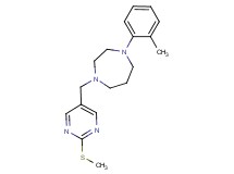 1-(2-methylphenyl)-4-{[2-(methylthio)-5-pyrimidinyl]methyl}-1,4-diazepane