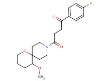 1-(4-fluorophenyl)-4-(5-methoxy-1-oxa-9-azaspiro[5.5]undec-9-yl)-4-oxobutan-1-one