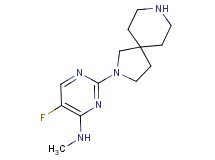 2-(2,8-diazaspiro[4.5]dec-2-yl)-5-fluoro-N-methylpyrimidin-4-amine