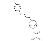 2-{(1S*,5R*)-6-[3-(4-fluorophenoxy)propyl]-3,6-diazabicyclo[3.2.2]non-3-yl}-N,N-dimethylacetamide