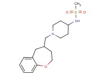 N-[1-(2,3,4,5-tetrahydro-1-benzoxepin-4-ylmethyl)piperidin-4-yl]methanesulfonamide