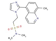 N,N-dimethyl-2-[2-(8-methylquinolin-5-yl)-1H-imidazol-1-yl]ethanesulfonamide