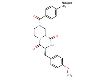 (3S,9aR)-3-(4-methoxybenzyl)-8-(4-methylbenzoyl)tetrahydro-2H-pyrazino[1,2-a]pyrazine-1,4(3H,6H)-dione