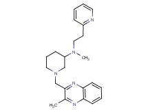 N-methyl-1-[(3-methyl-2-quinoxalinyl)methyl]-N-[2-(2-pyridinyl)ethyl]-3-piperidinamine