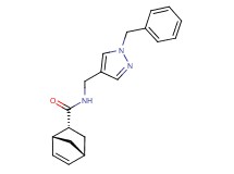 (1R*,2R*,4R*)-N-[(1-benzyl-1H-pyrazol-4-yl)methyl]bicyclo[2.2.1]hept-5-ene-2-carboxamide