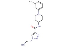 1-(2-aminoethyl)-N-[1-(3-methylphenyl)piperidin-4-yl]-1H-1,2,3-triazole-4-carboxamide