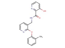 3-hydroxy-N-{[2-(2-methylphenoxy)pyridin-3-yl]methyl}pyridine-2-carboxamide