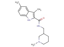 3,5-dimethyl-N-[(1-methylpiperidin-3-yl)methyl]-1H-indole-2-carboxamide