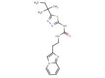N-[5-(1,1-dimethylpropyl)-1,3,4-thiadiazol-2-yl]-N'-(2-imidazo[1,2-a]pyridin-2-ylethyl)urea
