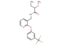 2-methoxy-N-({2-[3-(trifluoromethyl)phenoxy]pyridin-3-yl}methyl)butanamide