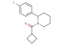 1-(cyclobutylcarbonyl)-2-(4-fluorophenyl)piperidine