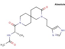 N-((1S)-2-{2-[2-(1H-imidazol-4-yl)ethyl]-3-oxo-2,9-diazaspiro[5.5]undec-9-yl}-1-methyl-2-oxoethyl)acetamide