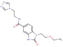 1-(2-ethoxyethyl)-2-oxo-N-[2-(4H-1,2,4-triazol-4-yl)ethyl]-2,3-dihydro-1H-benzimidazole-5-carboxamide