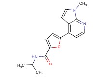 N-isopropyl-5-(1-methyl-1H-pyrrolo[2,3-b]pyridin-4-yl)-2-furamide