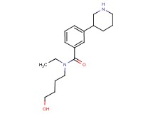 N-ethyl-N-(4-hydroxybutyl)-3-piperidin-3-ylbenzamide