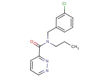 N-(3-chlorobenzyl)-N-propylpyridazine-3-carboxamide