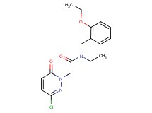 2-(3-chloro-6-oxopyridazin-1(6H)-yl)-N-(2-ethoxybenzyl)-N-ethylacetamide