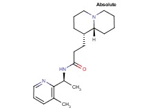 N-[(1S)-1-(3-methyl-2-pyridinyl)ethyl]-3-[(1S,9aR)-octahydro-2H-quinolizin-1-yl]propanamide