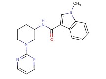 1-methyl-N-[1-(2-pyrimidinyl)-3-piperidinyl]-1H-indole-3-carboxamide