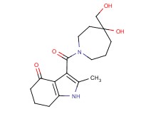 3-{[4-hydroxy-4-(hydroxymethyl)-1-azepanyl]carbonyl}-2-methyl-1,5,6,7-tetrahydro-4H-indol-4-one