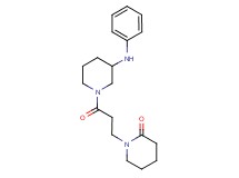 1-[3-(3-anilino-1-piperidinyl)-3-oxopropyl]-2-piperidinone