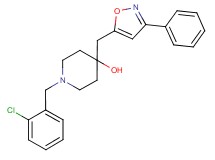1-(2-chlorobenzyl)-4-[(3-phenyl-5-isoxazolyl)methyl]-4-piperidinol