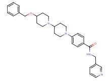 4-[4-(benzyloxy)-1,4'-bipiperidin-1'-yl]-N-(3-pyridinylmethyl)benzamide