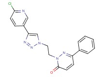 2-{2-[4-(6-chloropyridin-3-yl)-1H-1,2,3-triazol-1-yl]ethyl}-6-phenylpyridazin-3(2H)-one