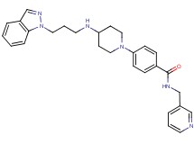 4-(4-{[3-(1H-indazol-1-yl)propyl]amino}-1-piperidinyl)-N-(3-pyridinylmethyl)benzamide