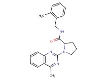 N-(2-methylbenzyl)-1-(4-methyl-2-quinazolinyl)prolinamide