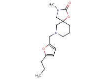 3-methyl-7-[(5-propyl-2-furyl)methyl]-1-oxa-3,7-diazaspiro[4.5]decan-2-one
