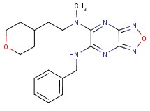 N'-benzyl-N-methyl-N-[2-(tetrahydro-2H-pyran-4-yl)ethyl][1,2,5]oxadiazolo[3,4-b]pyrazine-5,6-diamine