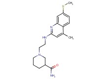 1-(2-{[4-methyl-7-(methylthio)quinolin-2-yl]amino}ethyl)piperidine-3-carboxamide