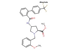 methyl (4R)-1-(2-methoxybenzyl)-4-({[4'-(trifluoromethyl)-2-biphenylyl]carbonyl}amino)-L-prolinate