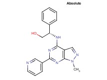 (2S)-2-{[1-methyl-6-(3-pyridinyl)-1H-pyrazolo[3,4-d]pyrimidin-4-yl]amino}-2-phenylethanol