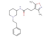 3-(3,5-dimethyl-4-isoxazolyl)-N-[1-(2-phenylethyl)-3-piperidinyl]propanamide