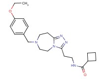 N-{2-[7-(4-ethoxybenzyl)-6,7,8,9-tetrahydro-5H-[1,2,4]triazolo[4,3-d][1,4]diazepin-3-yl]ethyl}cyclobutanecarboxamide