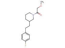 3-[2-(4-fluorophenyl)ethyl]-1-(methoxyacetyl)piperidine
