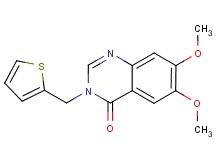 6,7-dimethoxy-3-(2-thienylmethyl)quinazolin-4(3H)-one