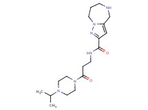 N-[3-(4-isopropylpiperazin-1-yl)-3-oxopropyl]-5,6,7,8-tetrahydro-4H-pyrazolo[1,5-a][1,4]diazepine-2-carboxamide