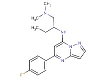 N~2~-[5-(4-fluorophenyl)pyrazolo[1,5-a]pyrimidin-7-yl]-N~1~,N~1~-dimethyl-1,2-butanediamine